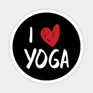 Yoga - I love yoga Magnet